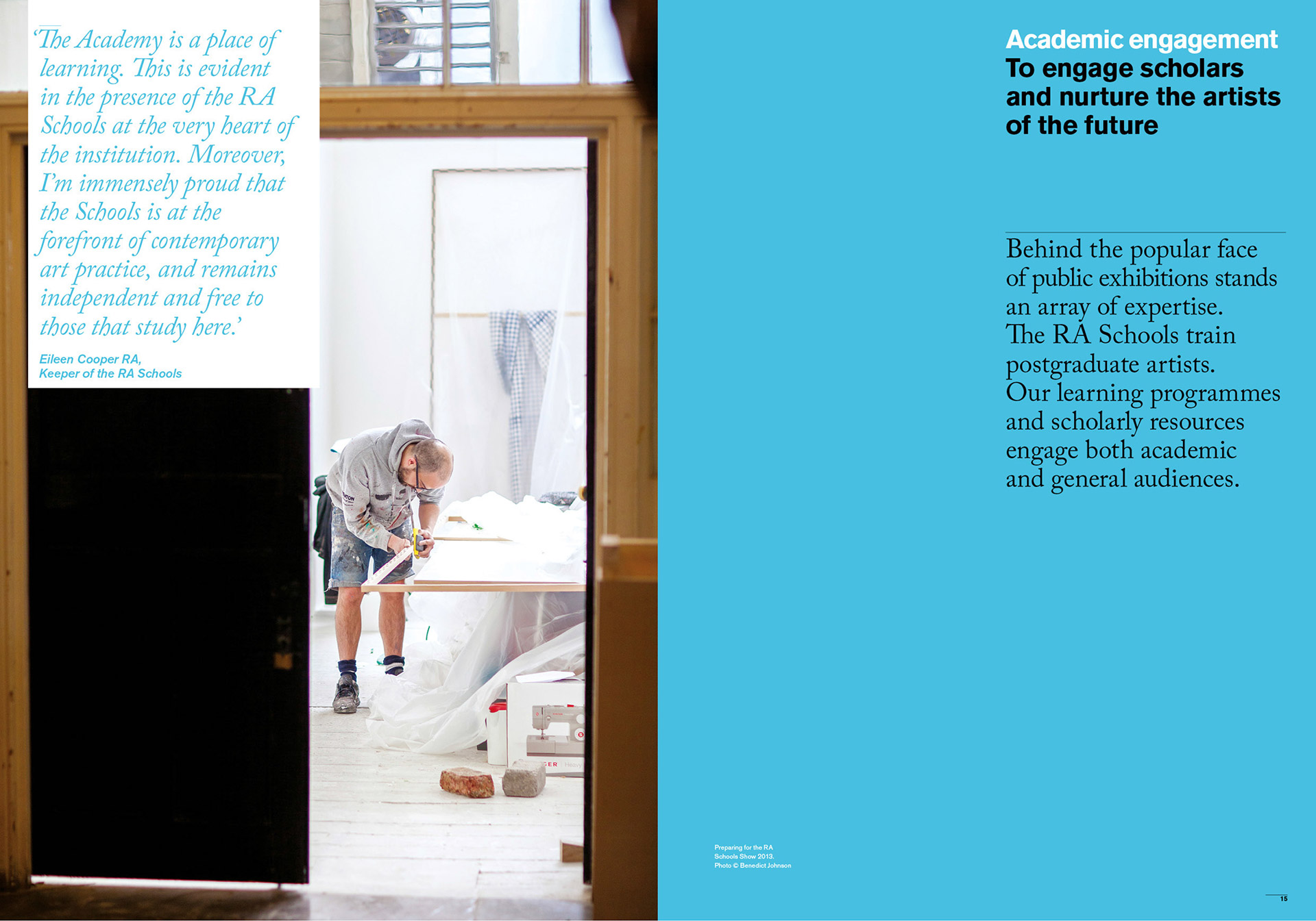 Royal Academy of Arts Annual Review designed by Irish Butcher