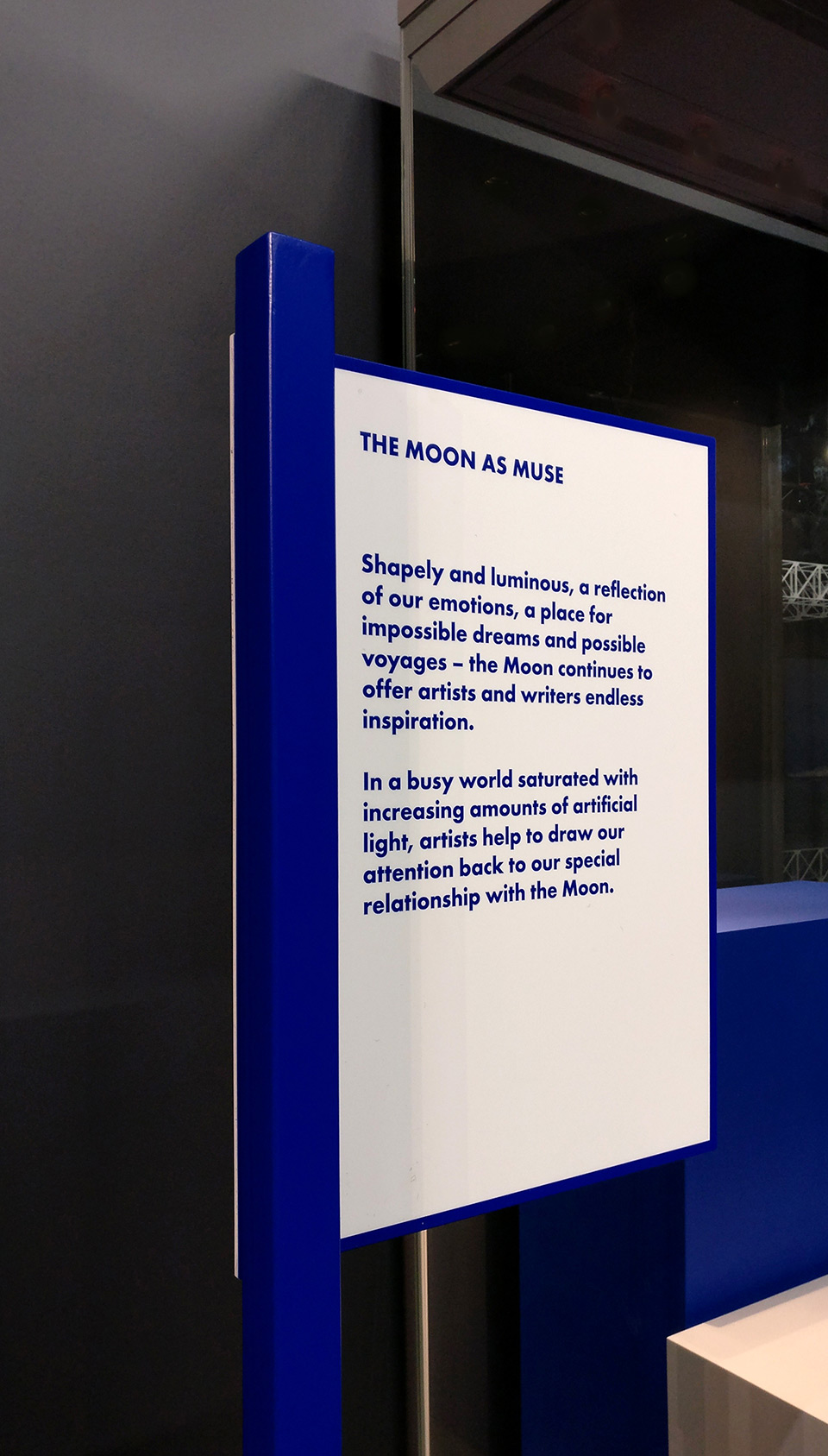 The Moon at the National Maritime Museum - 2D exhibition design by Irish Butcher
