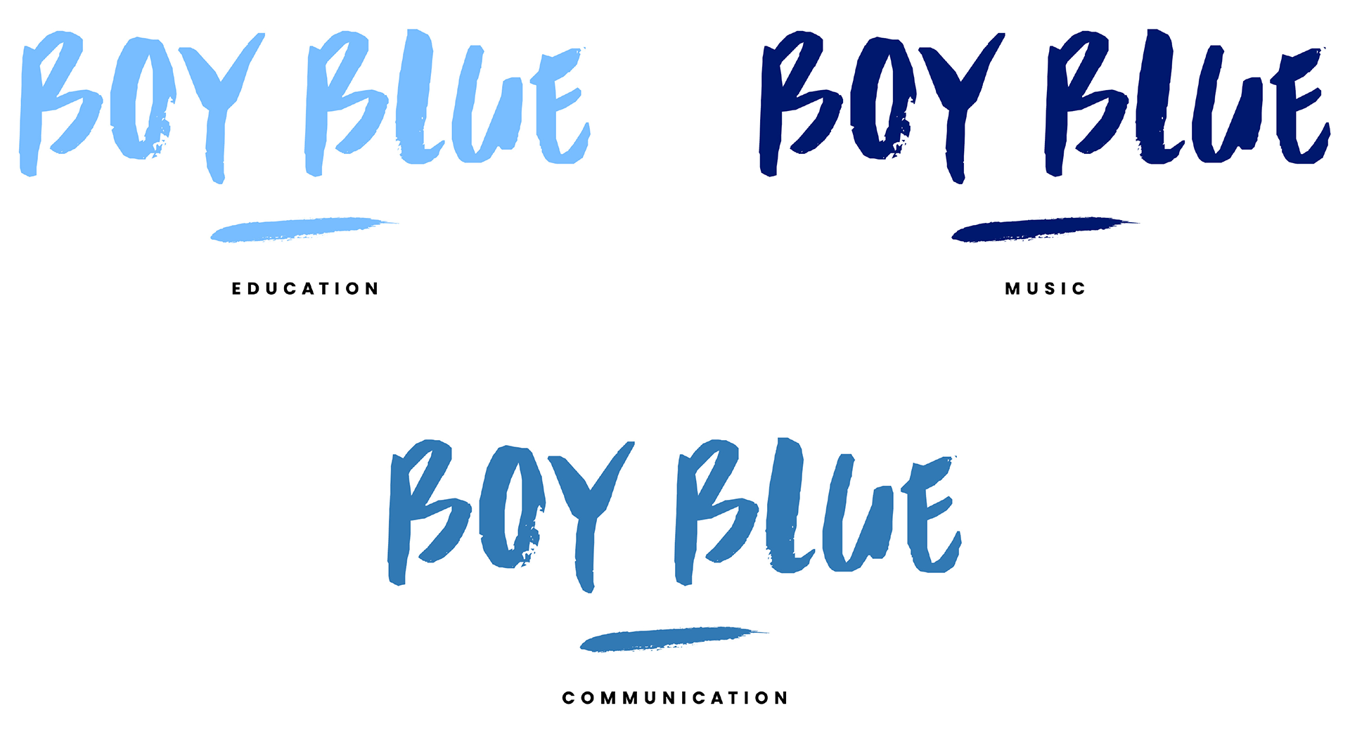 Boy Blue Entertainment - branding by Irish Butcher