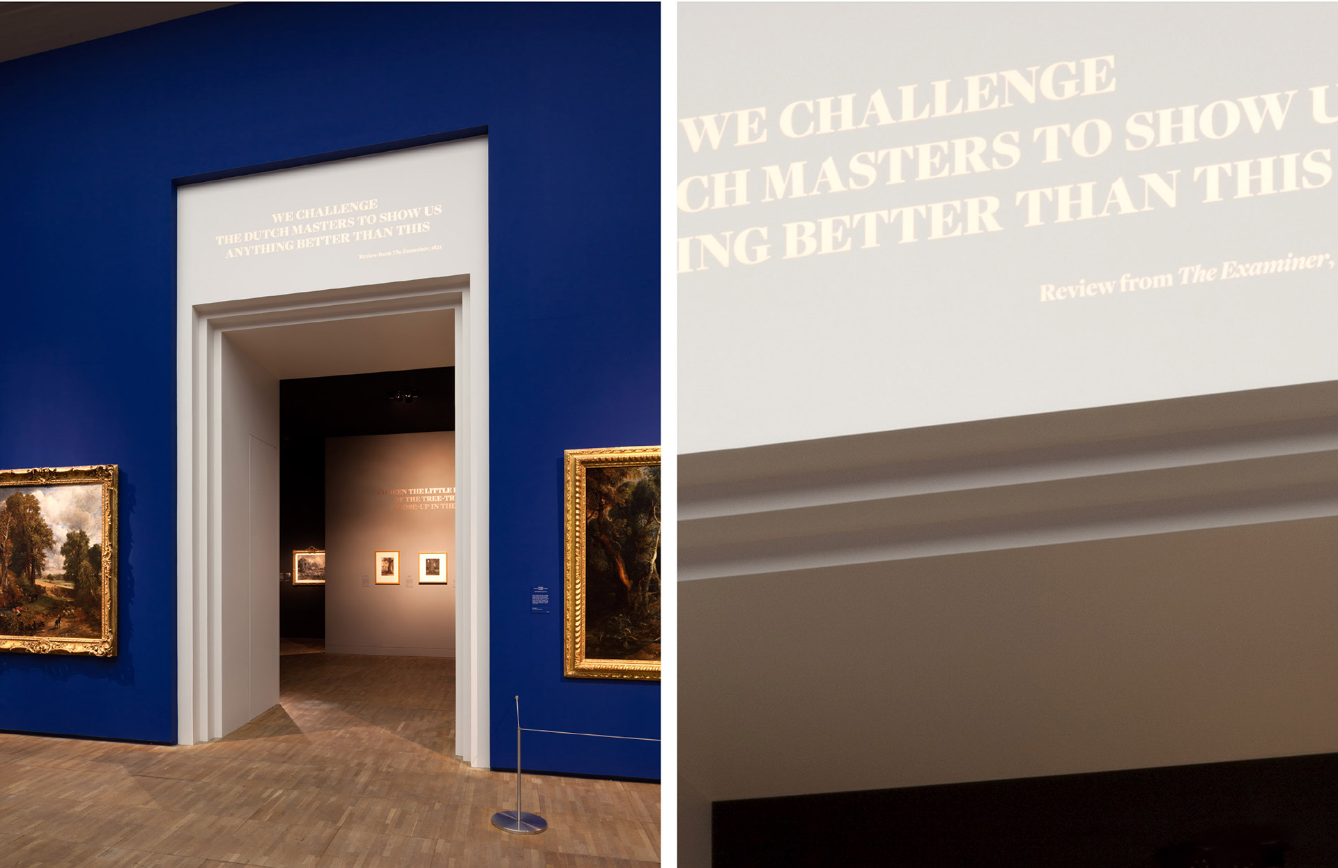 Constable: The Making of a Master at V&A South Kensington designed by Irish Butcher