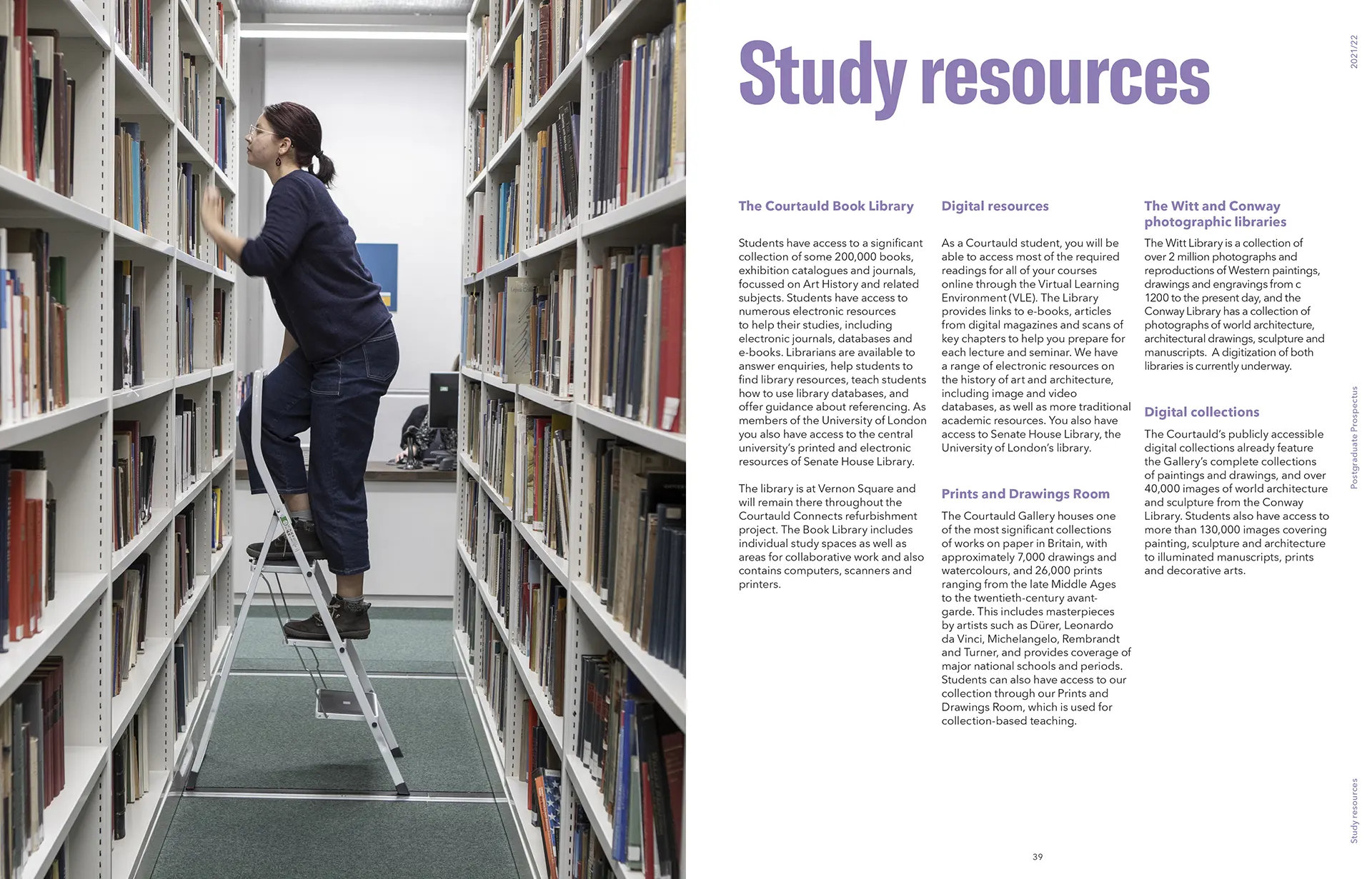 The Courtauld Institute prospectus designed by Irish Butcher