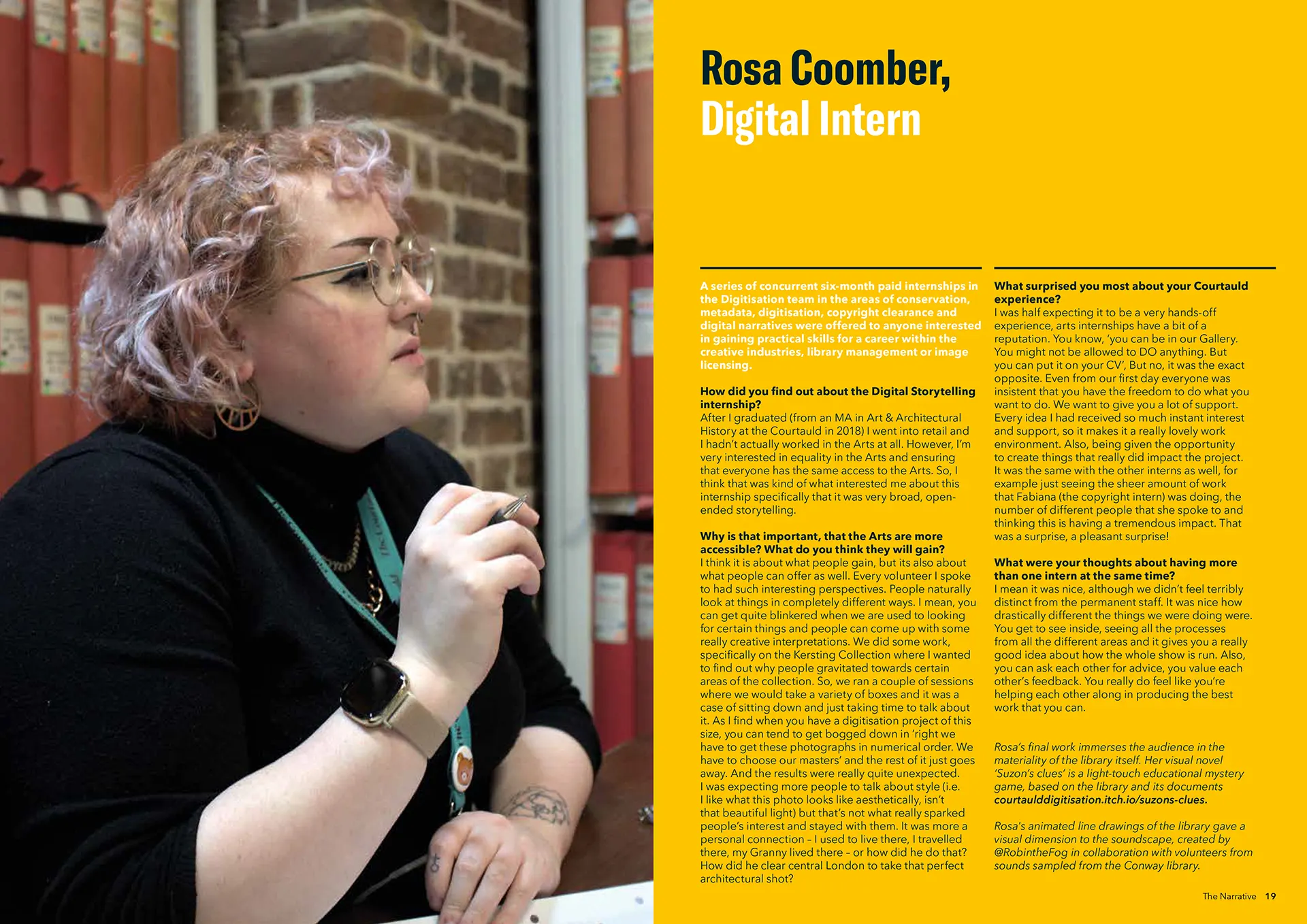 The Courtauld Institute prospectus designed by Irish Butcher