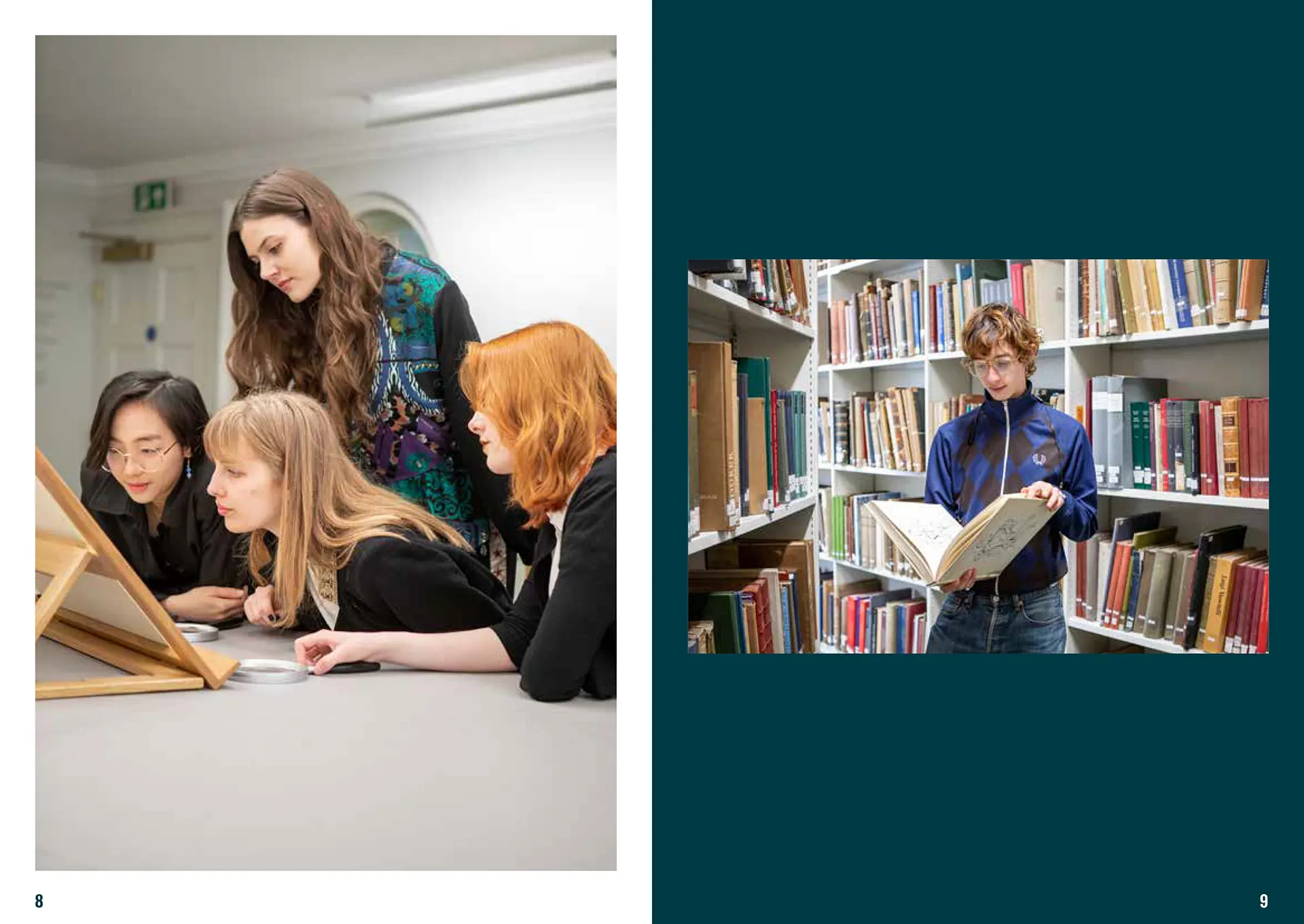 The Courtauld Institute prospectus designed by Irish Butcher