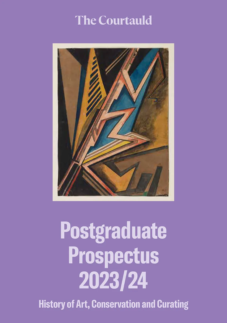 The Courtauld Institute prospectus designed by Irish Butcher