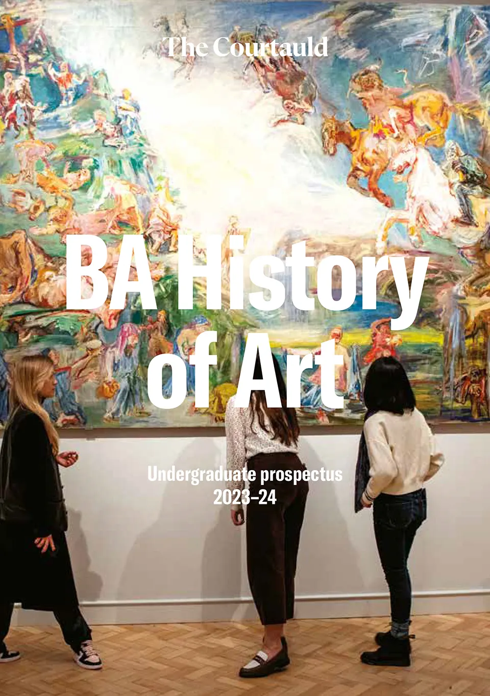 The Courtauld Institute prospectus designed by Irish Butcher