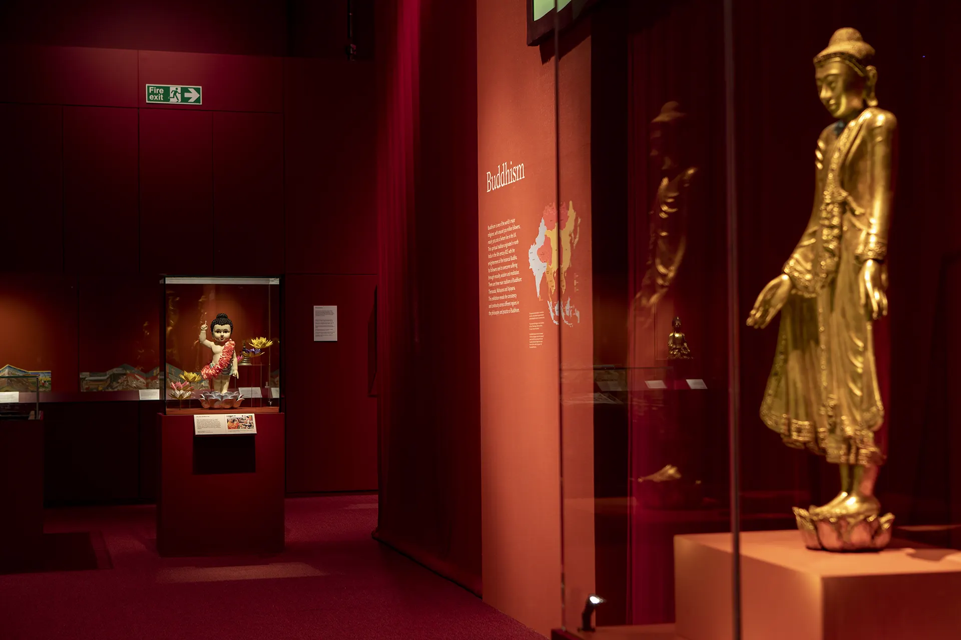 Buddhism at the British Library designed by Irish Butcher