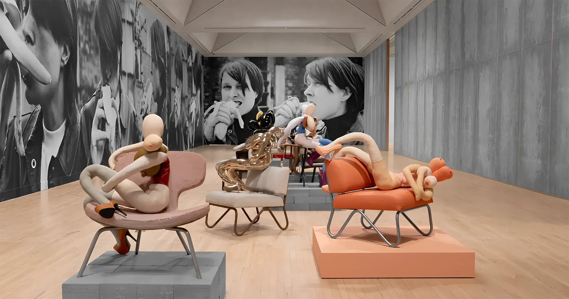 Sarah Lucas at Tate Britain, design by Irish Butcher